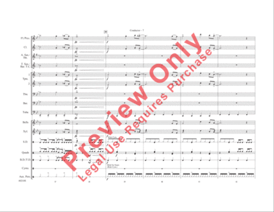 Make Me Smile Make Me Smile Marching Band scores gallery preview page 8