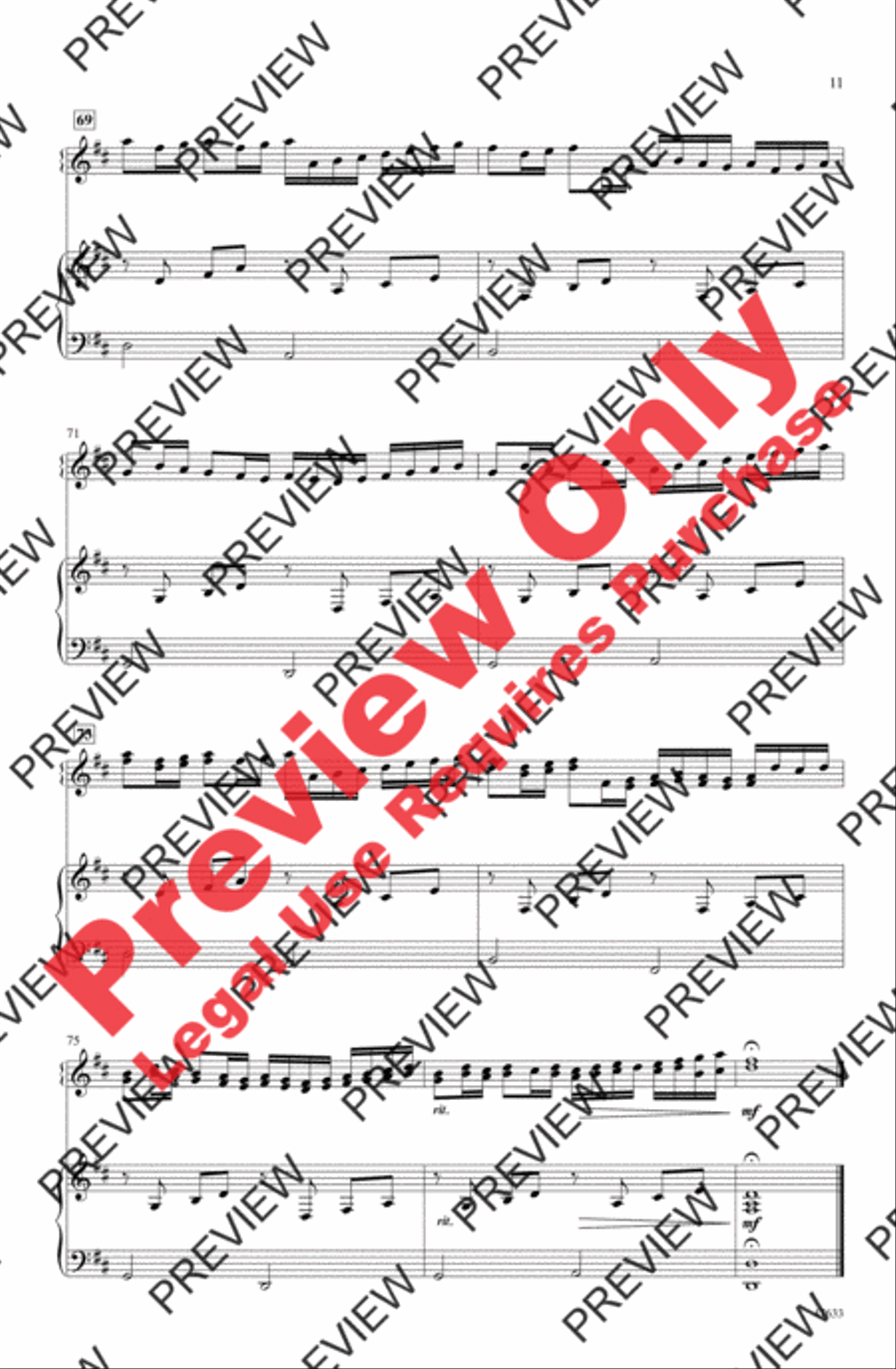 Christmas Canon Christmas Canon 4-Part scores gallery preview page 10
