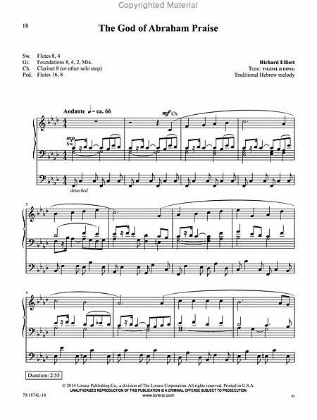 Every Time I Feel the Spirit Organ Solo - Sheet Music