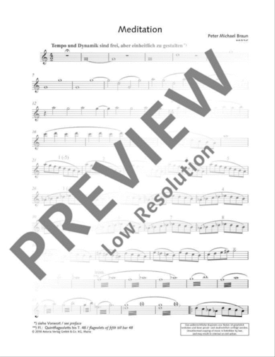 Meditation Voice scores gallery preview page 17