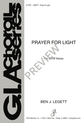Book cover for Prayer for Light