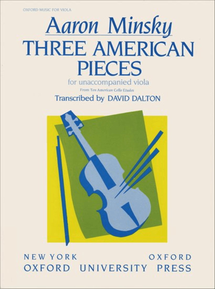 Three American Pieces Three American Pieces Piano Accompaniment scores gallery preview page 1