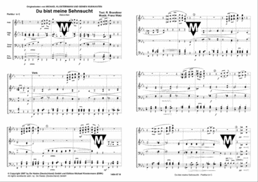 Du bist meine Sehnsucht Du bist meine Sehnsucht Concert Band scores gallery preview page 2