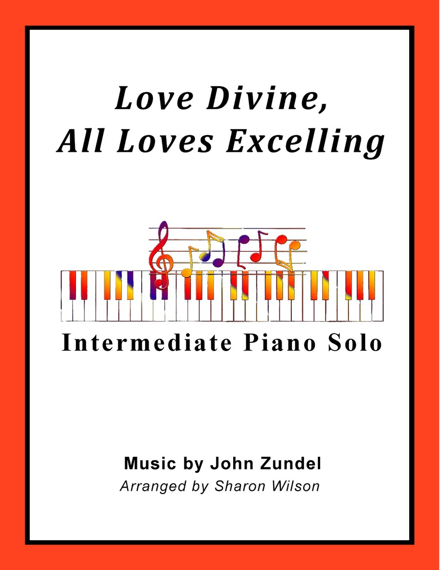 Love Divine, All Loves Excelling Piano Solo scores gallery preview page 1