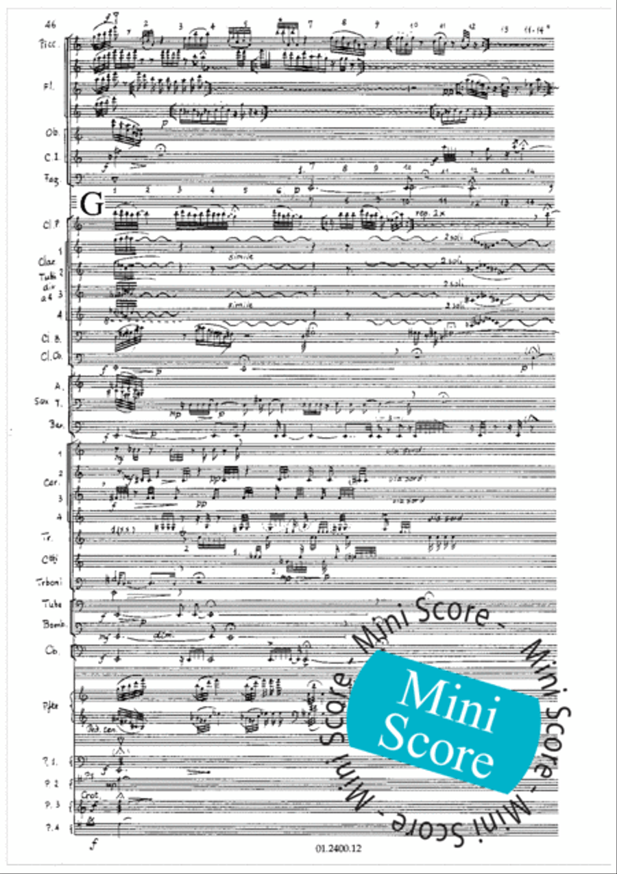 Aratoro I Aratoro I Concert Band scores gallery preview page 50