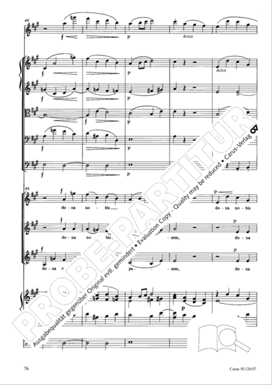 Mass in A major Mass in A major SSA scores gallery preview page 89