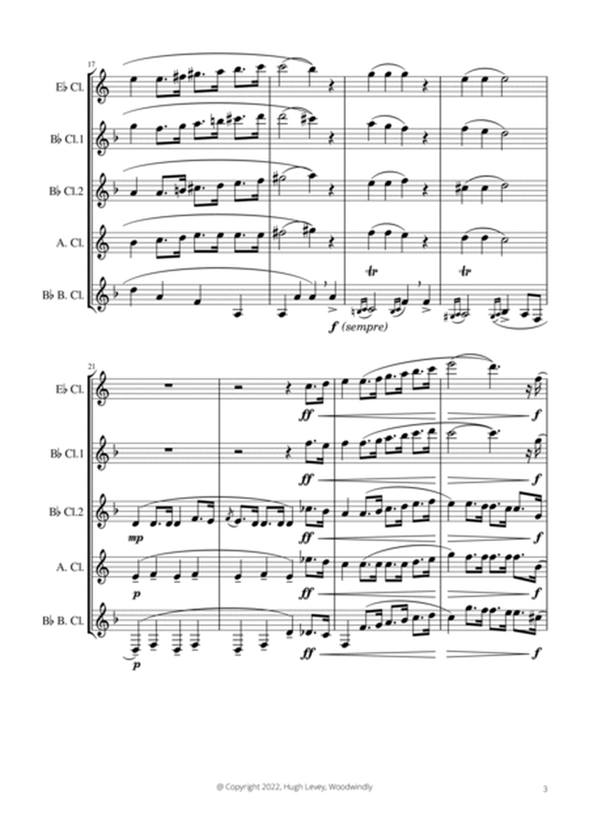 Marche Funèbre (Funeral March) from Piano Sonata No. 2 in Bb Minor Opus 35 (Clarinet Quintet) image number null