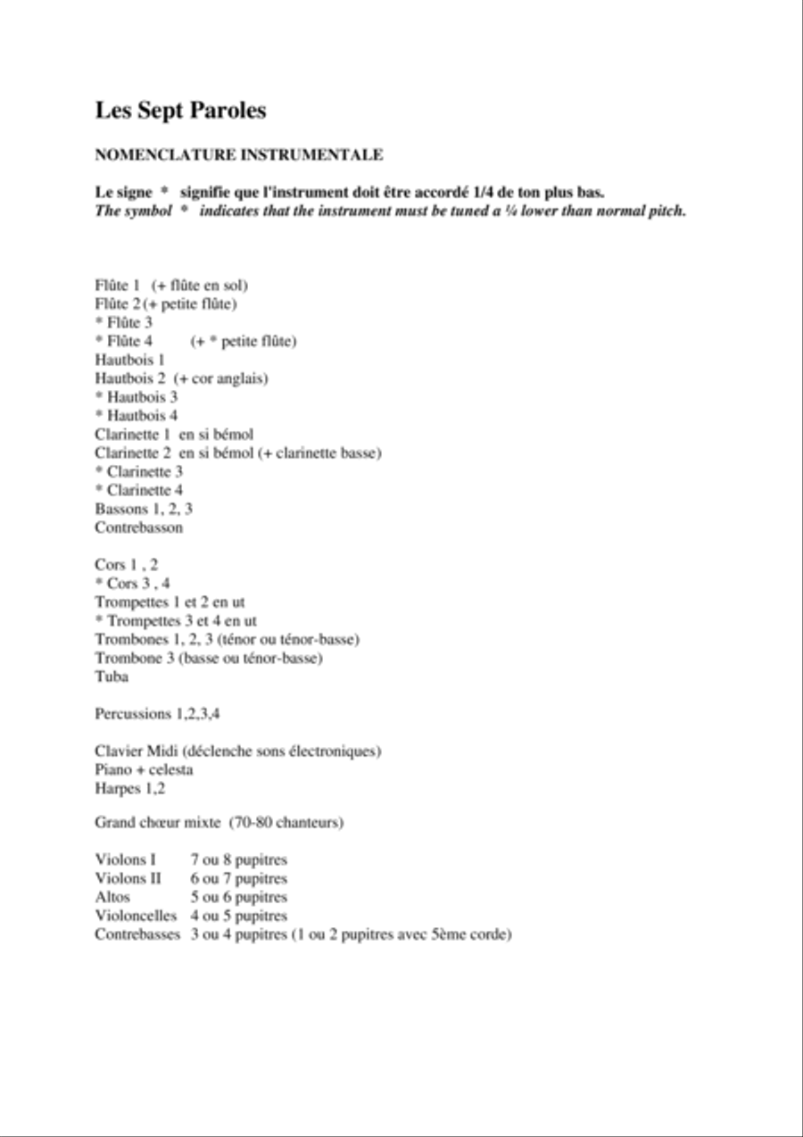 Les sept Paroles Les sept Paroles Choir scores gallery preview page 2
