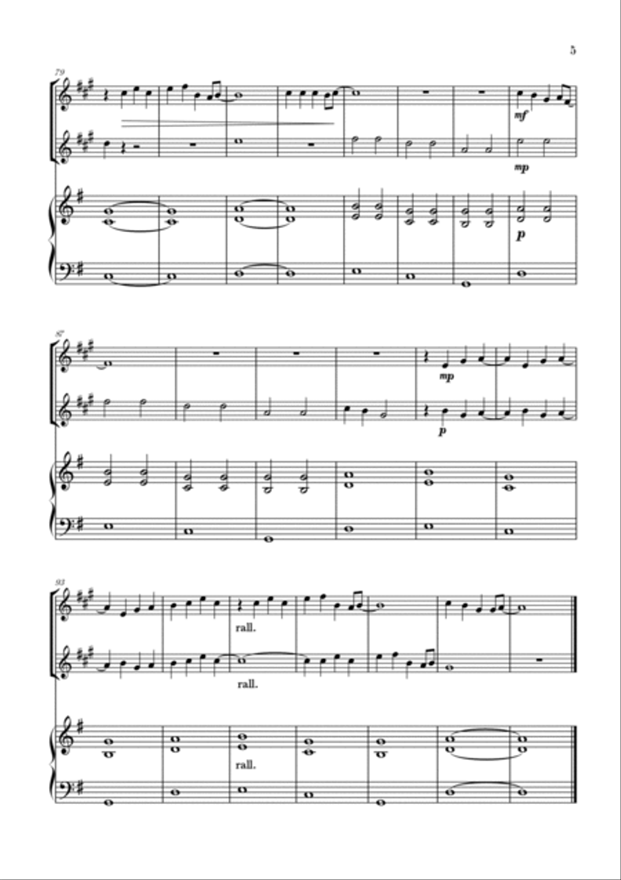 Love Is Gone Trumpet Duet scores gallery preview page 5
