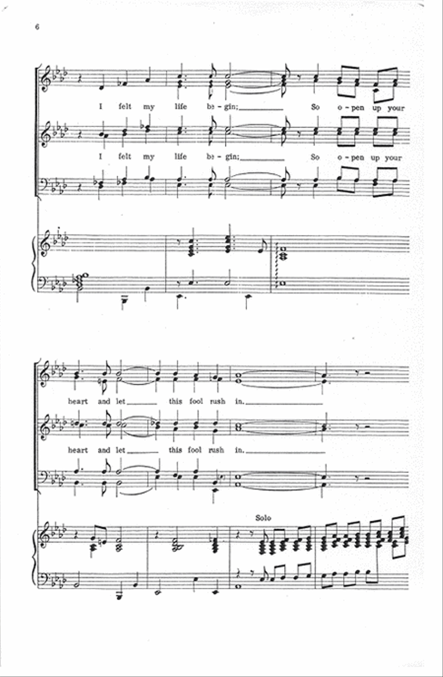 Fools Rush In (Vocal Score) Divisi scores gallery preview page 6