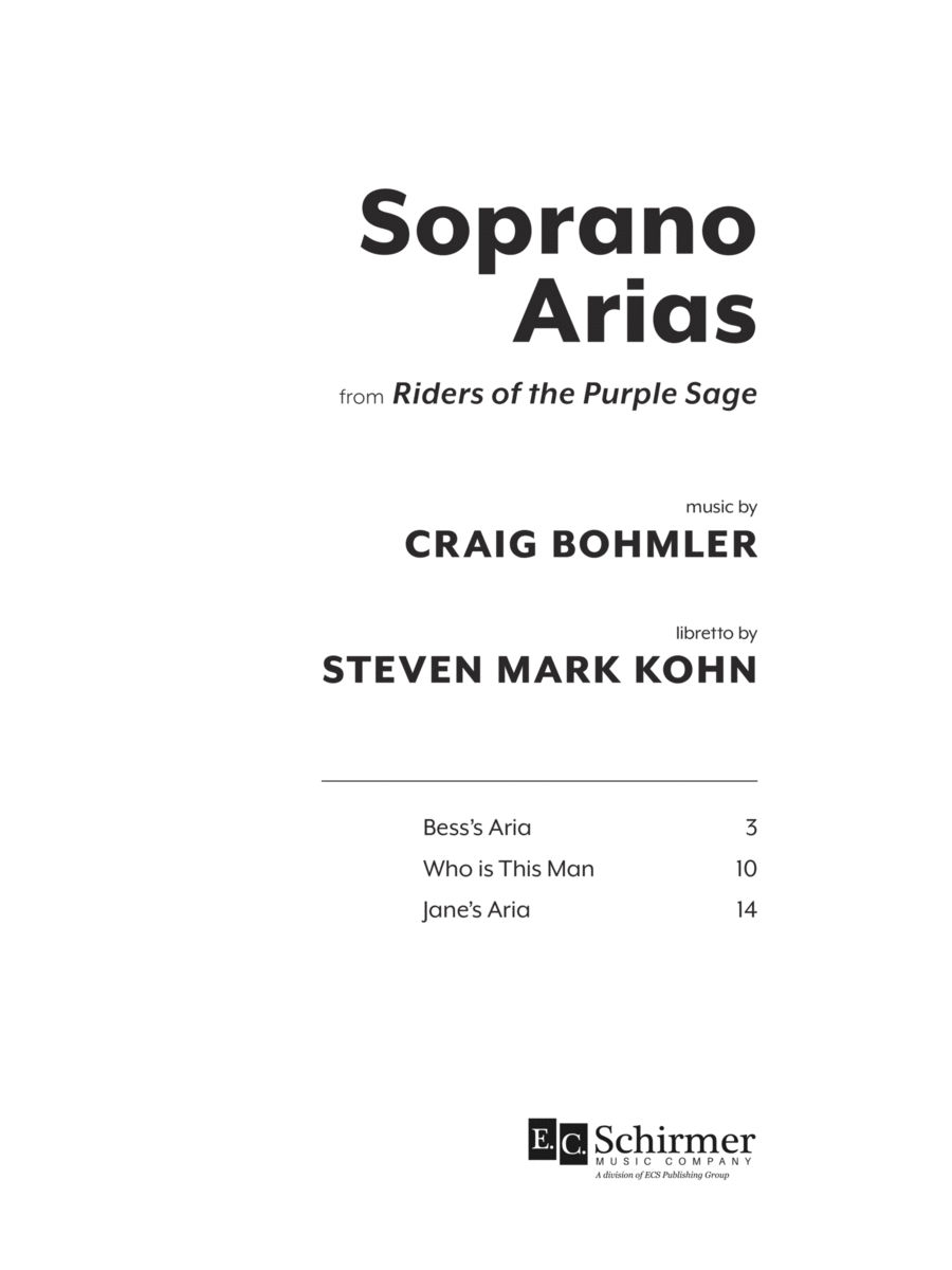 Soprano Arias Soprano Arias Soprano Voice scores gallery preview page 1