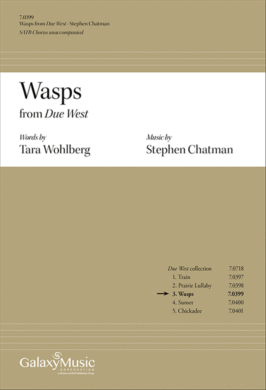 Due West: 3. Wasps 4-Part scores gallery preview page 1