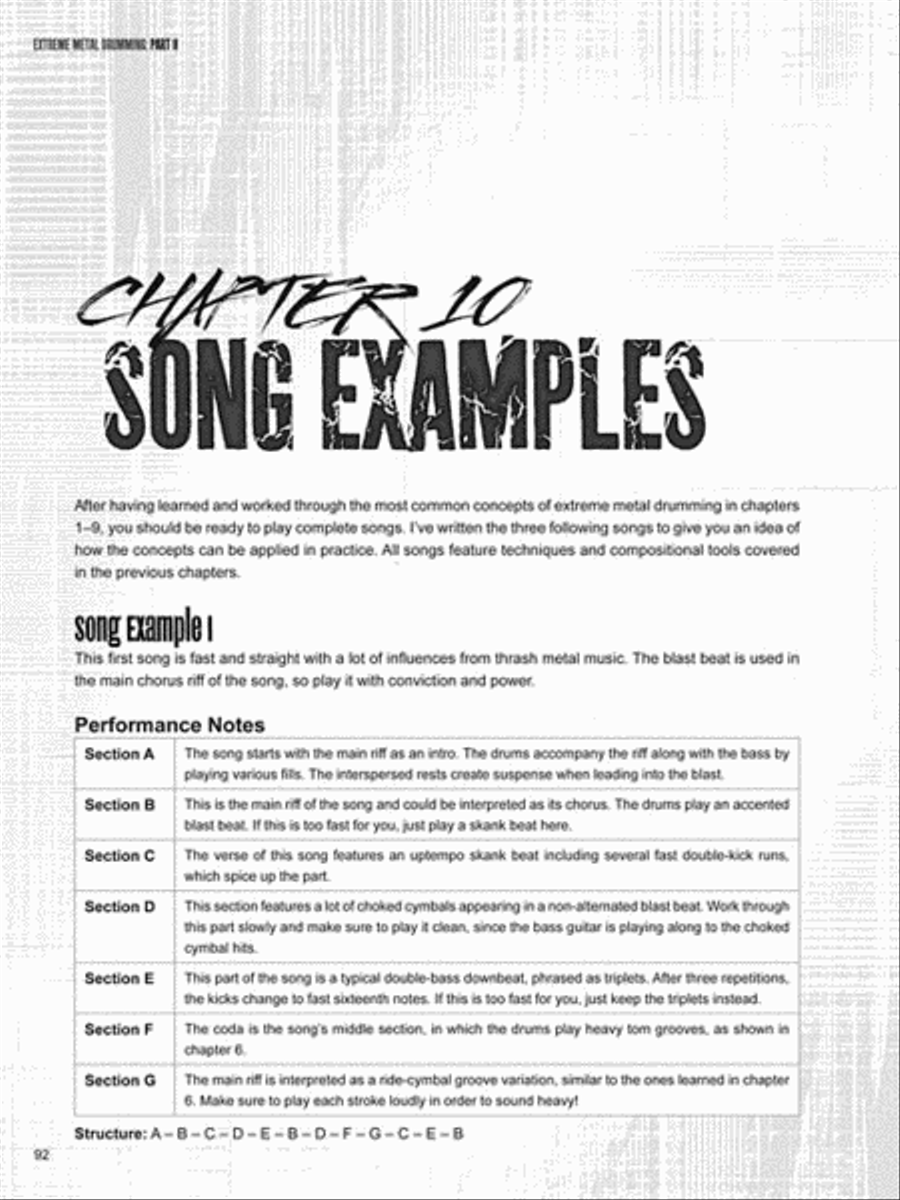 Extreme Metal Drumming Extreme Metal Drumming Drums scores gallery preview page 5
