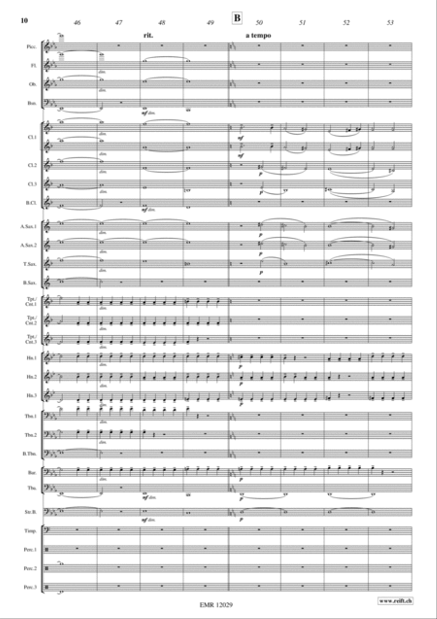 Alexander Nevsky Concert Band scores gallery preview page 11