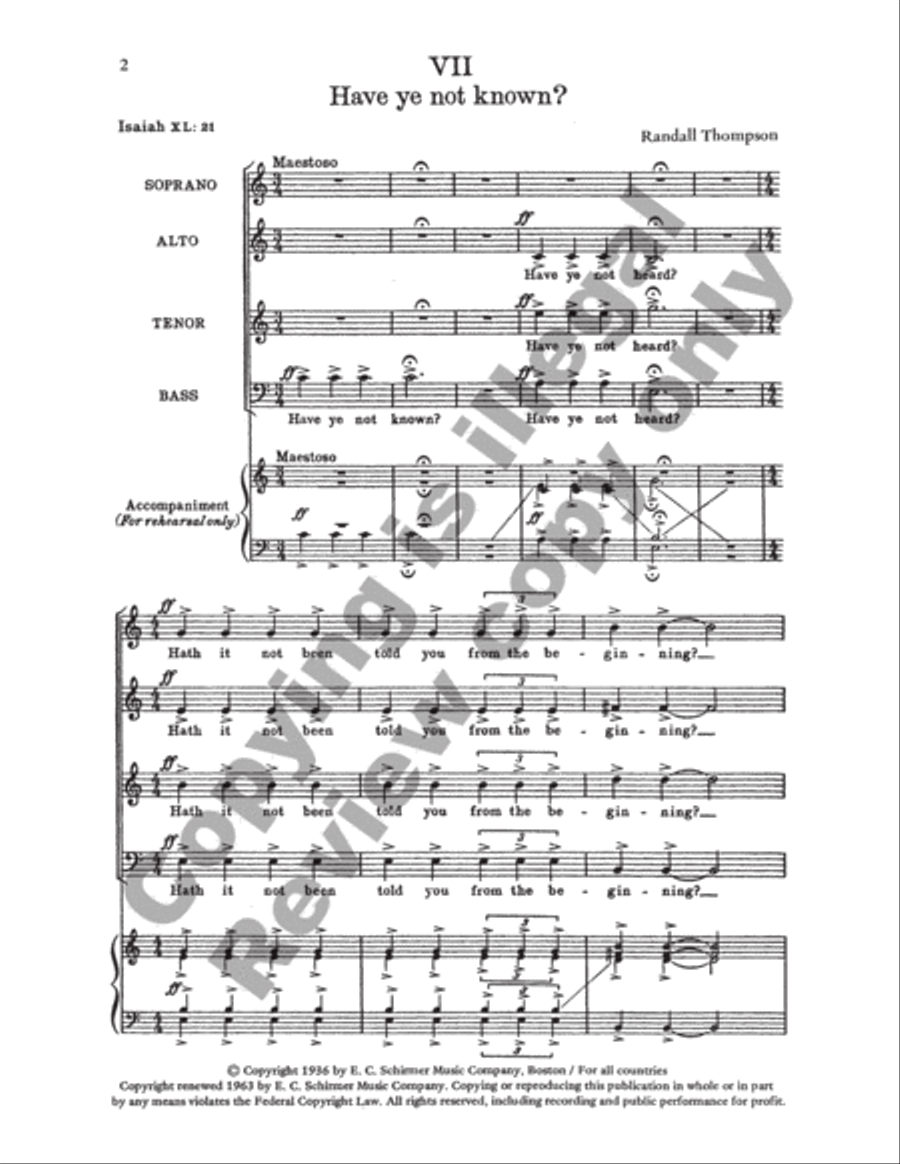Have Ye Not Known? & Ye Shall Have a Song SSAATTBB scores gallery preview page 10