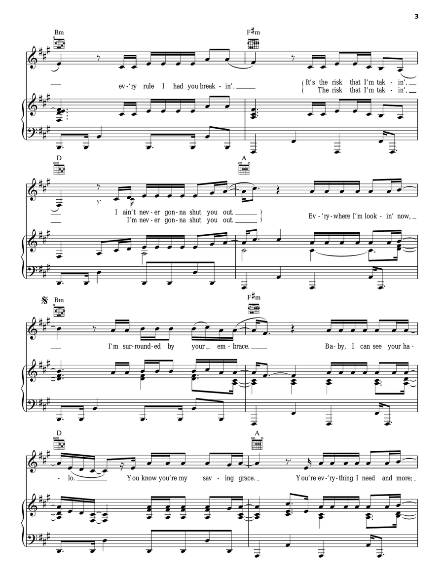 Halo Acoustic Guitar scores gallery preview page 3