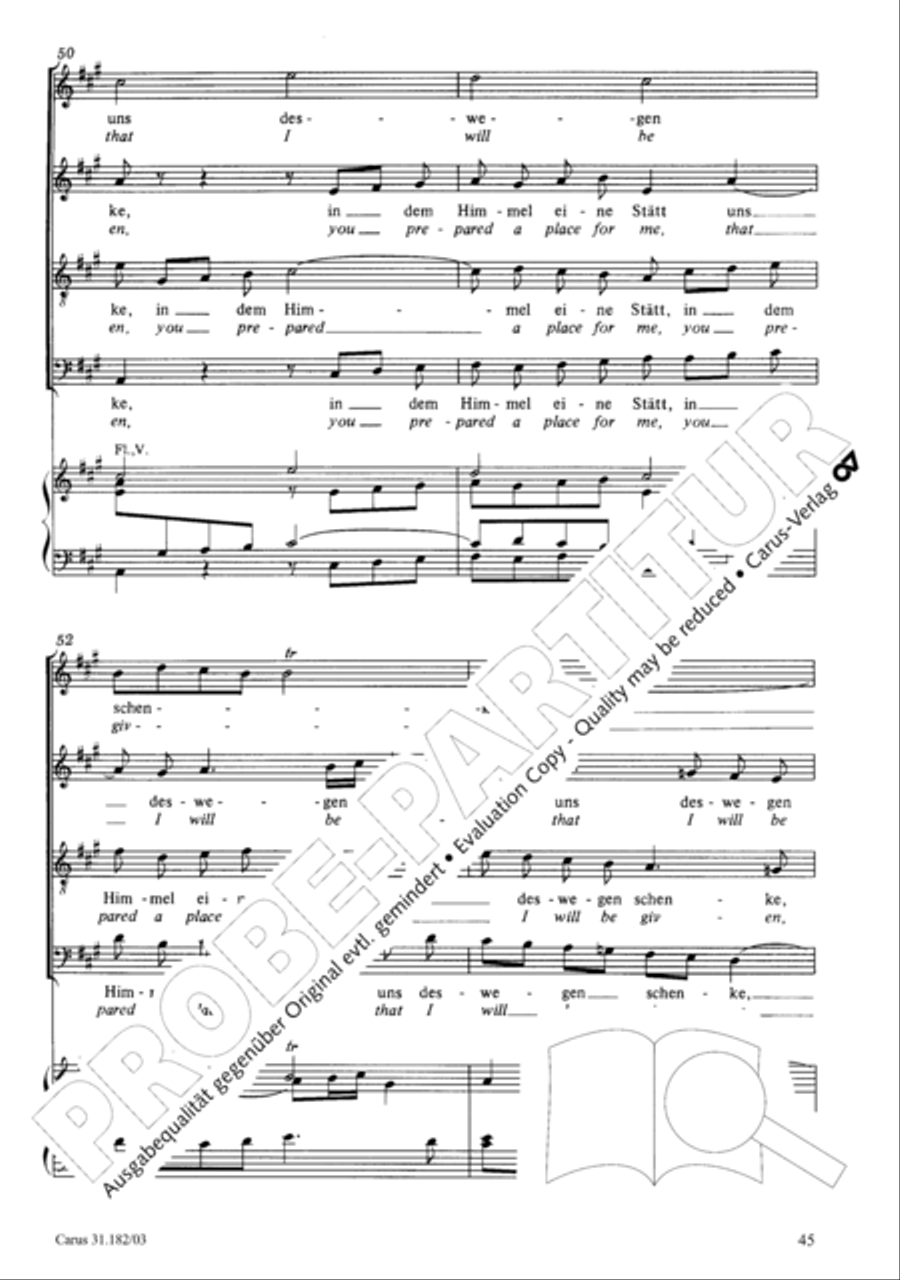 Himmelskonig, sei willkommen (King of heaven, be most welcome) ATB scores gallery preview page 45