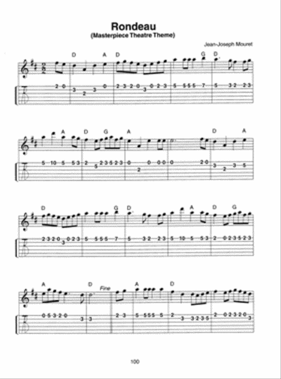 Guitarist's Treasury of Classic Themes Acoustic Guitar scores gallery preview page 2