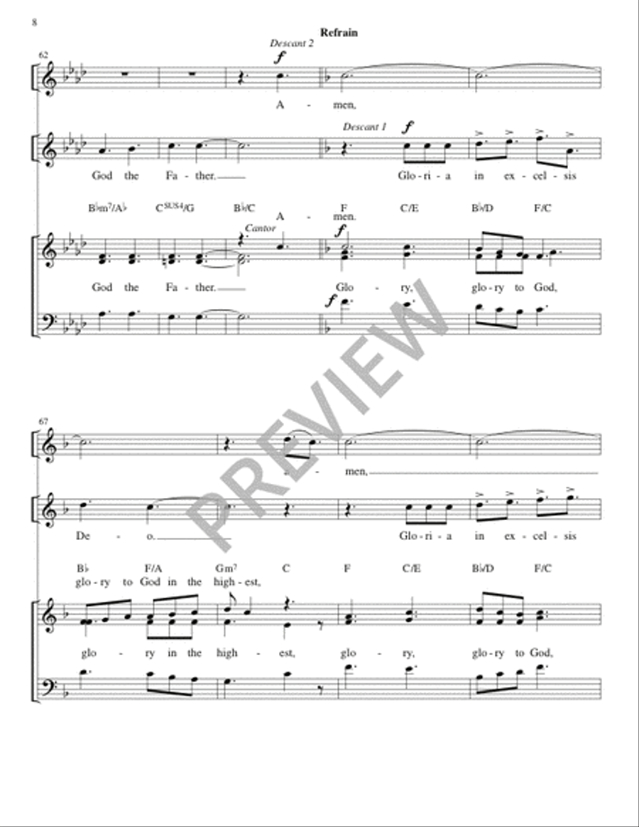Mass from Age to Age - Guitar edition Guitar scores gallery preview page 9
