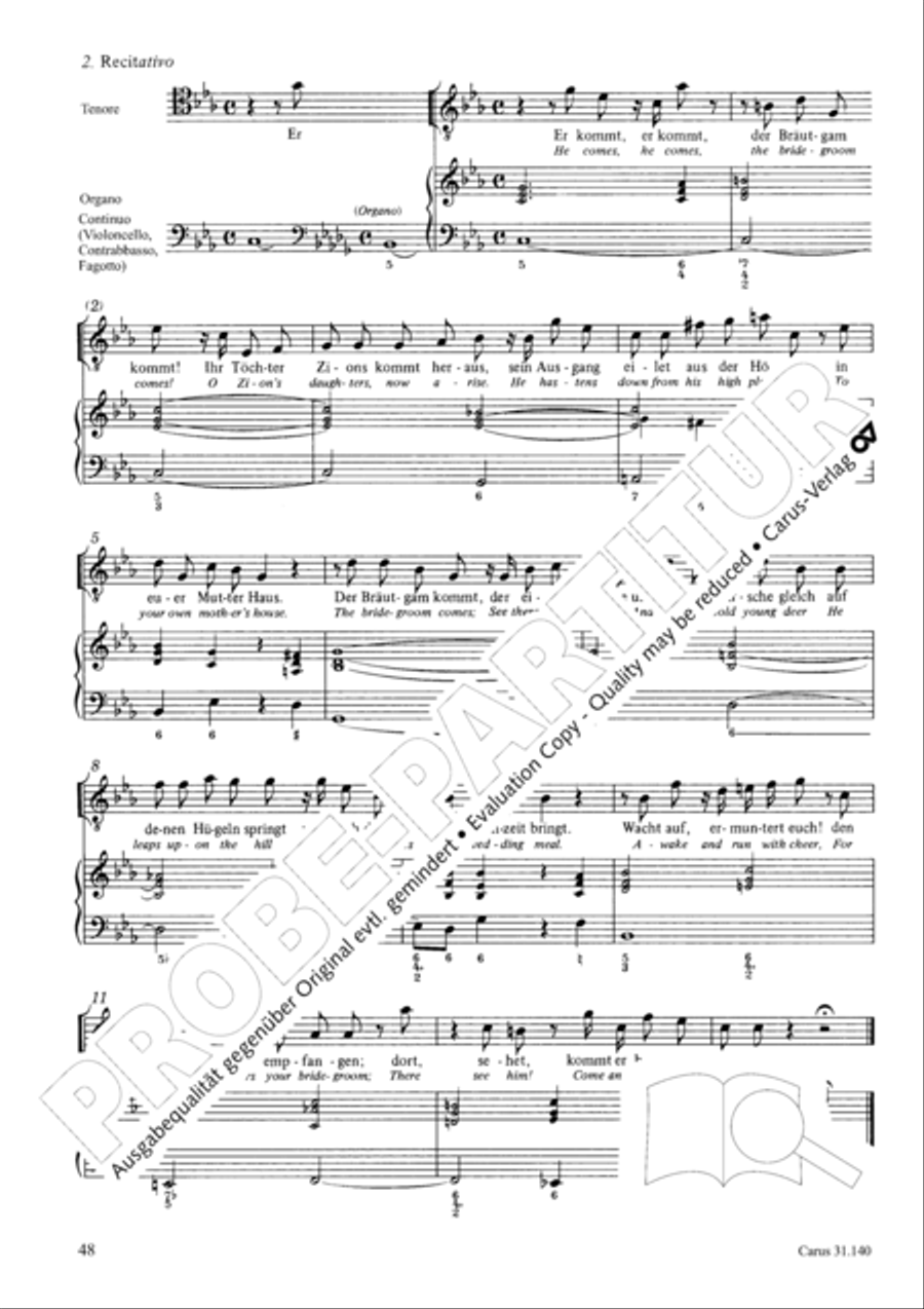 Wake, o wake and hear the voices STB scores gallery preview page 49