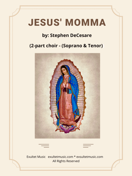 Jesus' Momma (2-part choir - (Soprano and Tenor) image number null