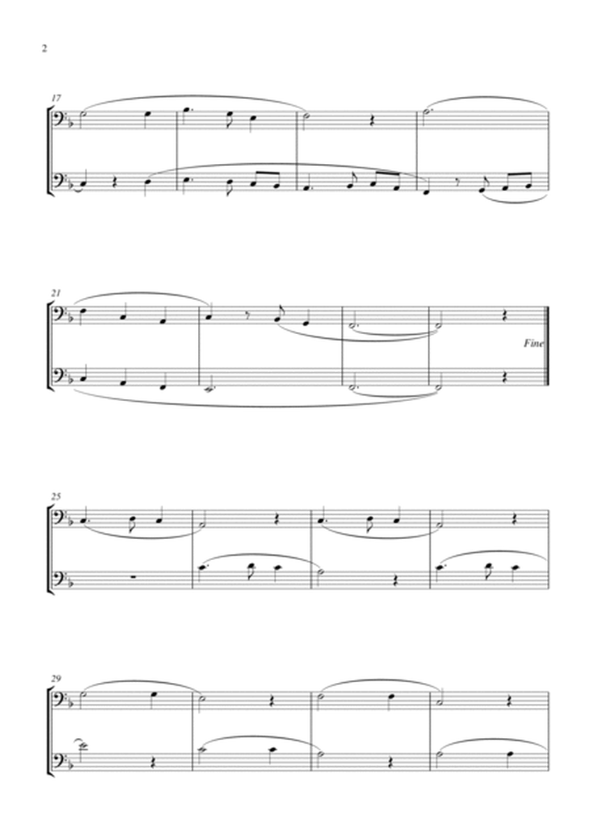 Silent Night (for euphonium duet (bass clef, 3 or 4 valved), suitable for grades 1-5) image number null