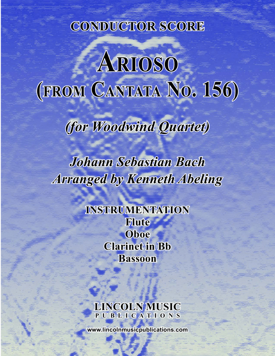 Arioso - from Cantata No. 156 (for Woodwind Quartet) image number null