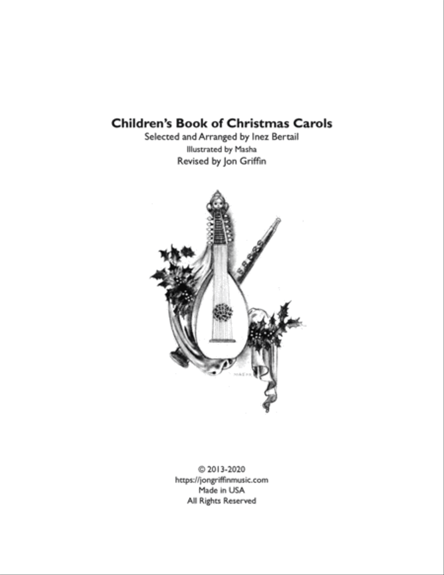 Children's Book of Christmas Carols Piano, Vocal, Guitar scores gallery preview page 3