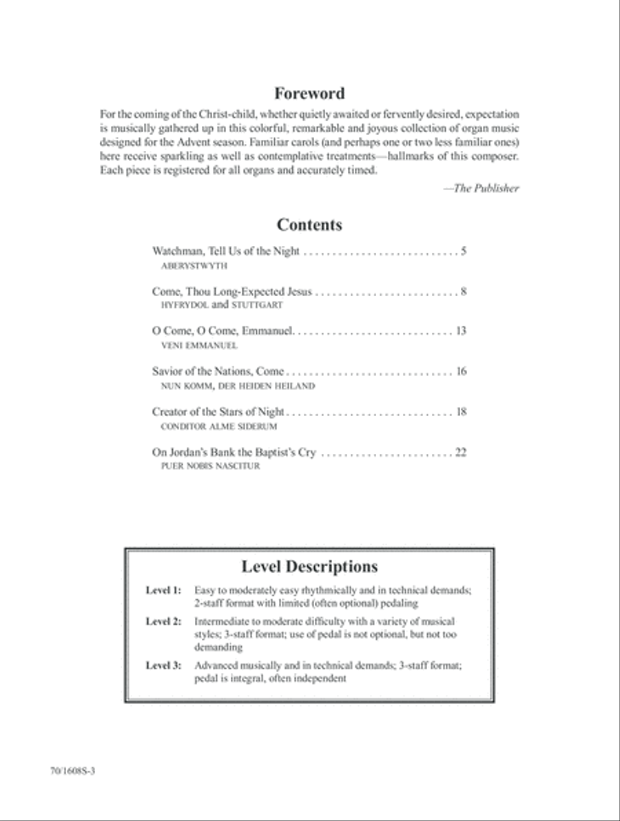 The DaySpring Organ scores gallery preview page 3