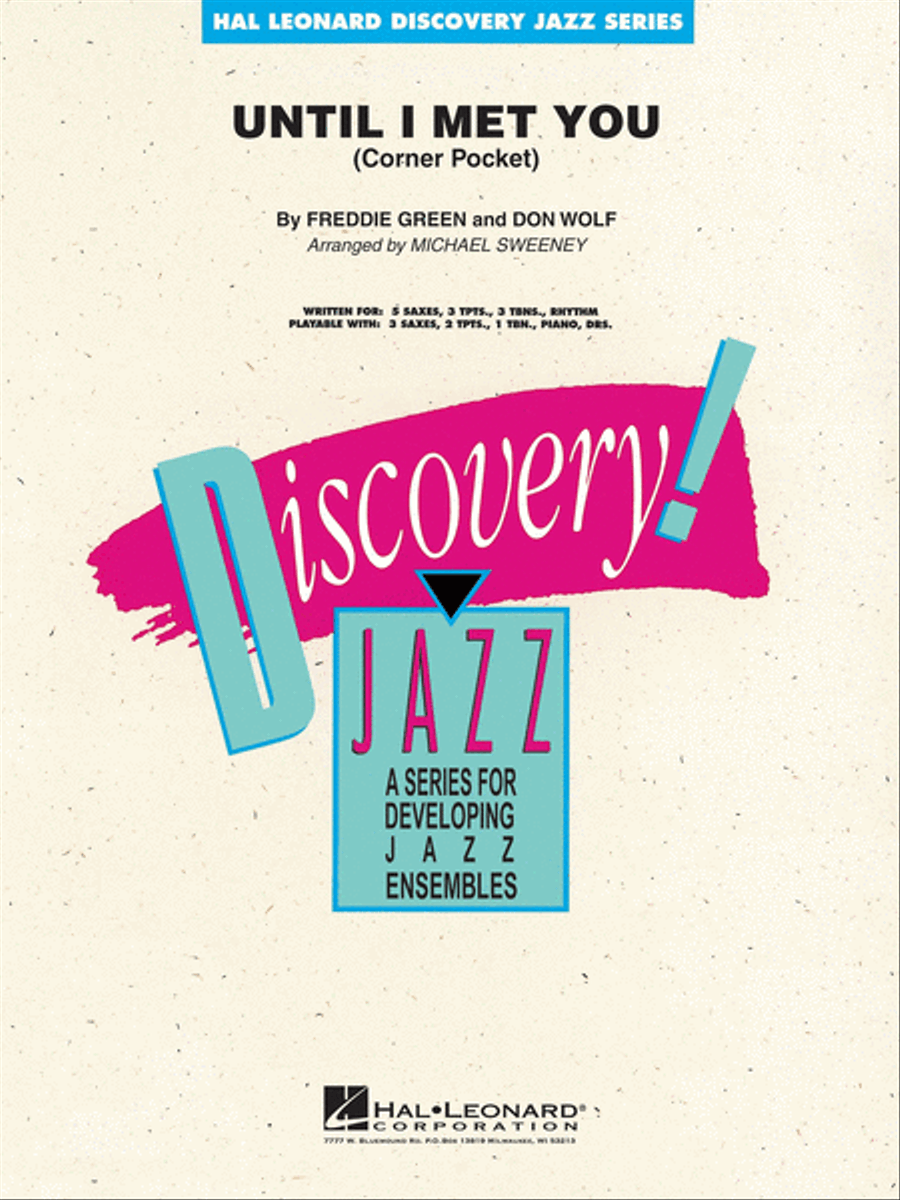 Until I Met You (Corner Pocket) Jazz Ensemble scores gallery preview page 1