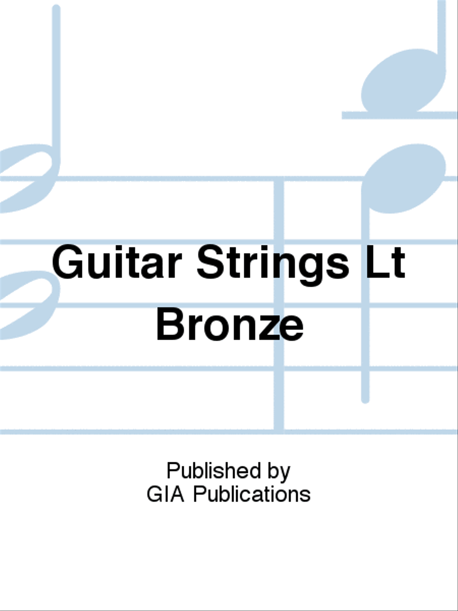 Guitar Strings Lt Bronze Guitar Strings scores gallery preview page 1