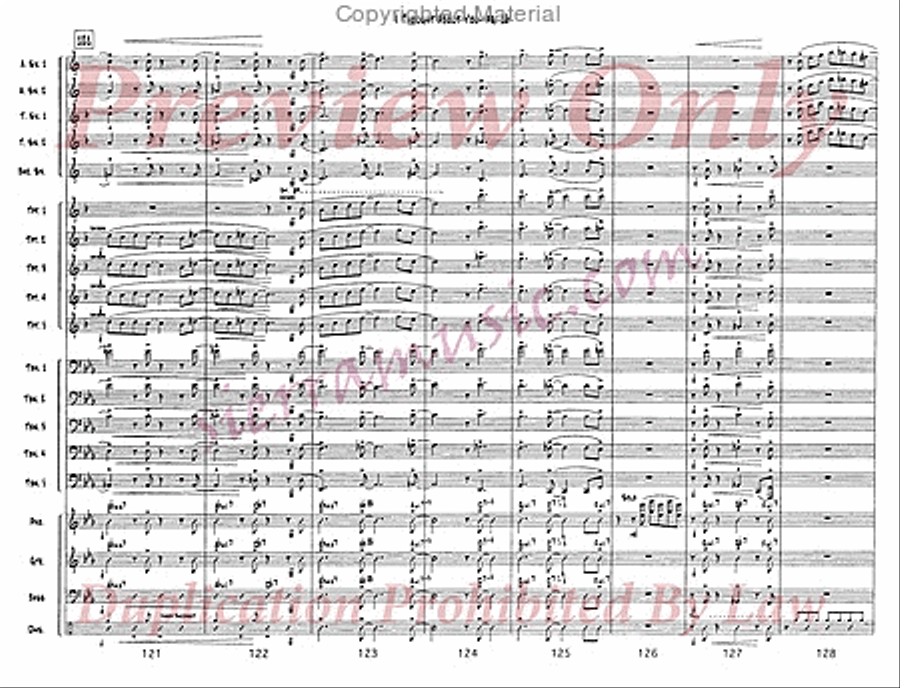 I Thought About You Jazz Ensemble scores gallery preview page 17