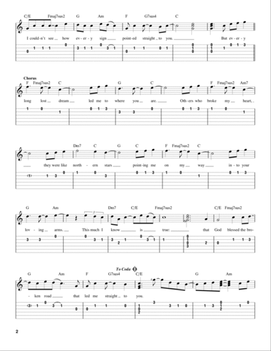 Bless The Broken Road Bless The Broken Road Acoustic Guitar scores gallery preview page 2