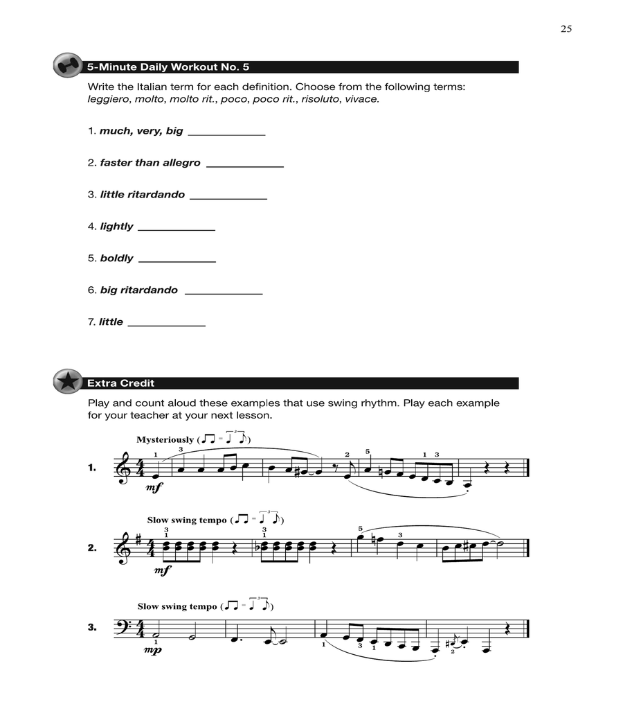 Theory for Busy Teens Piano Method scores gallery preview page 4