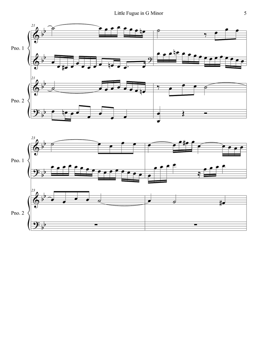 JS Bach, 