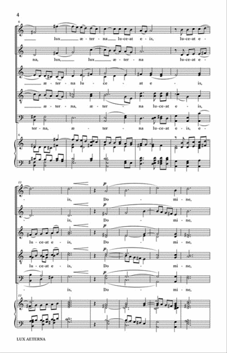 Lux Aeterna Divisi scores gallery preview page 3