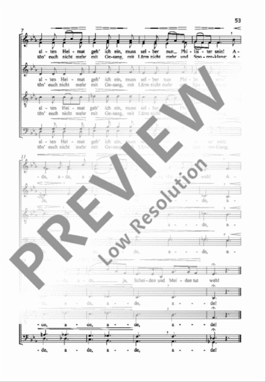 Bemooster Bursche 4-Part scores gallery preview page 3