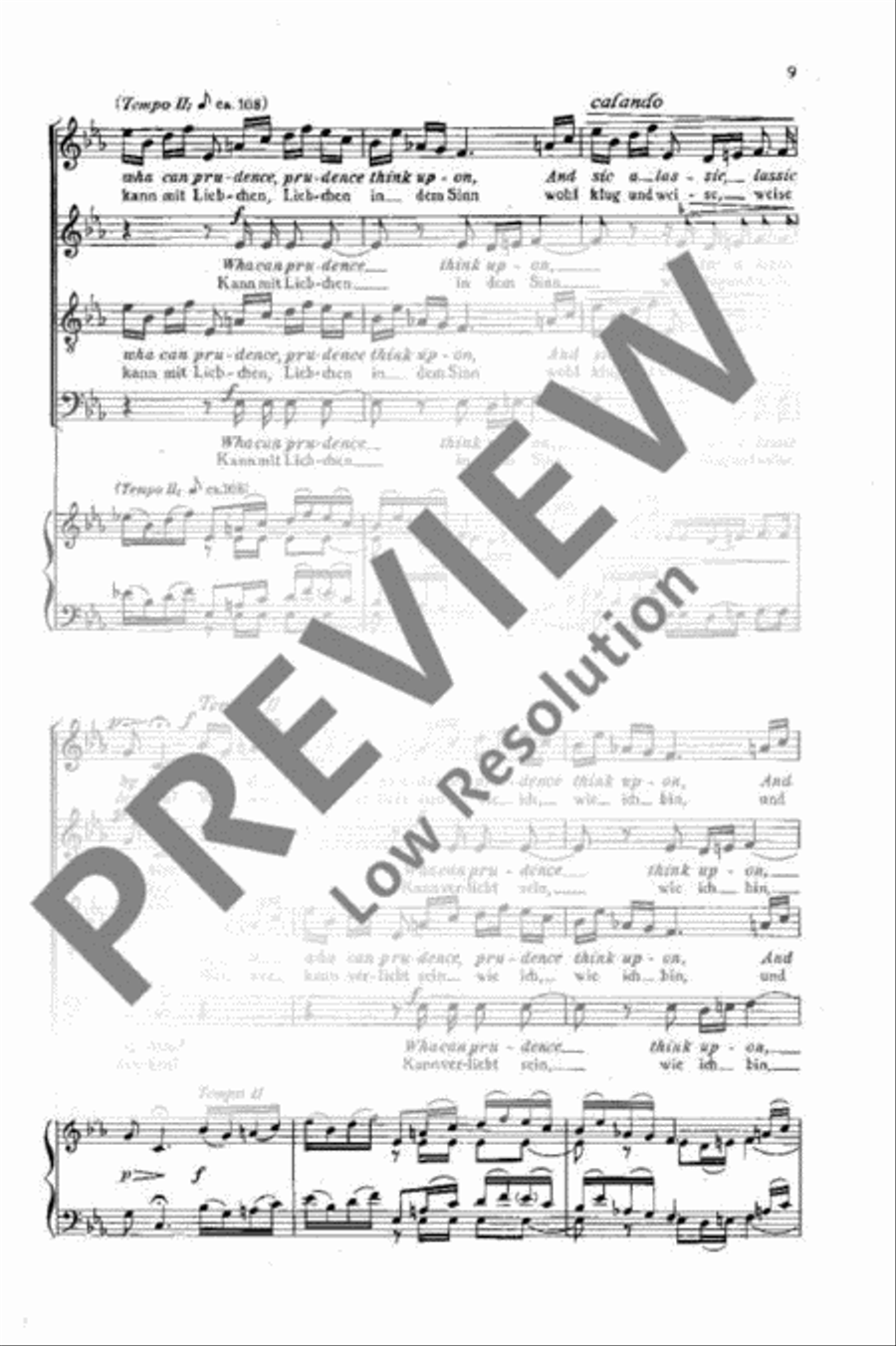 Four Songs from the British Isles 4-Part scores gallery preview page 9