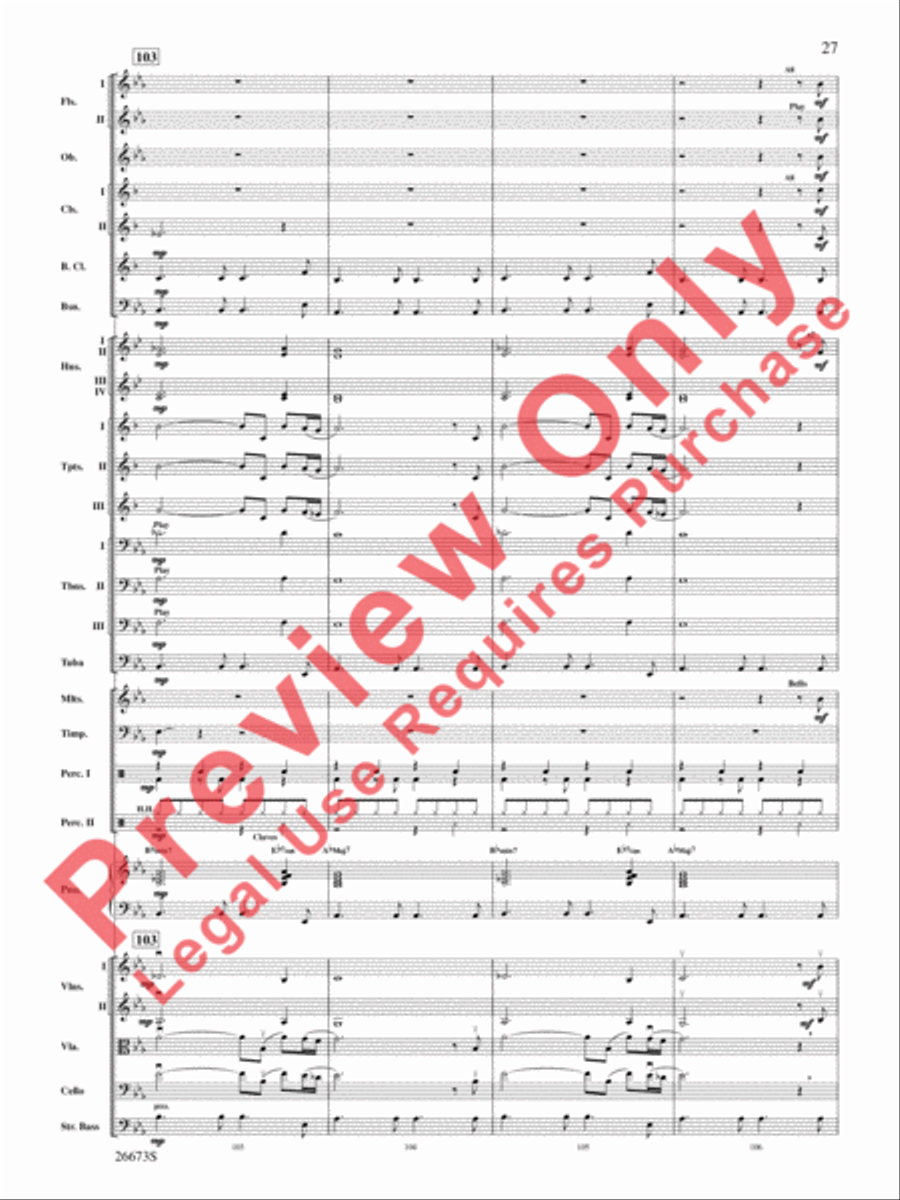 Superman Returns, Concert Selections from Full Orchestra scores gallery preview page 28
