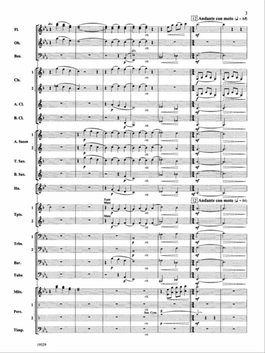 The Road Unknown: Score Concert Band scores gallery preview page 3