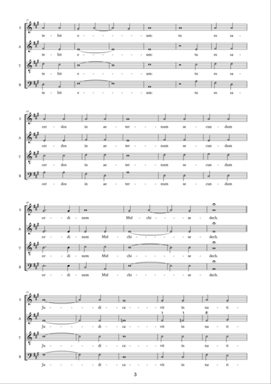 Lectern Psalms 4-Part scores gallery preview page 5
