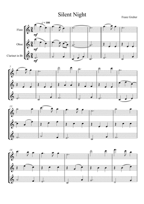 Franz Gruber - Silent Night (Flute, Oboe and Clarinet Trio)