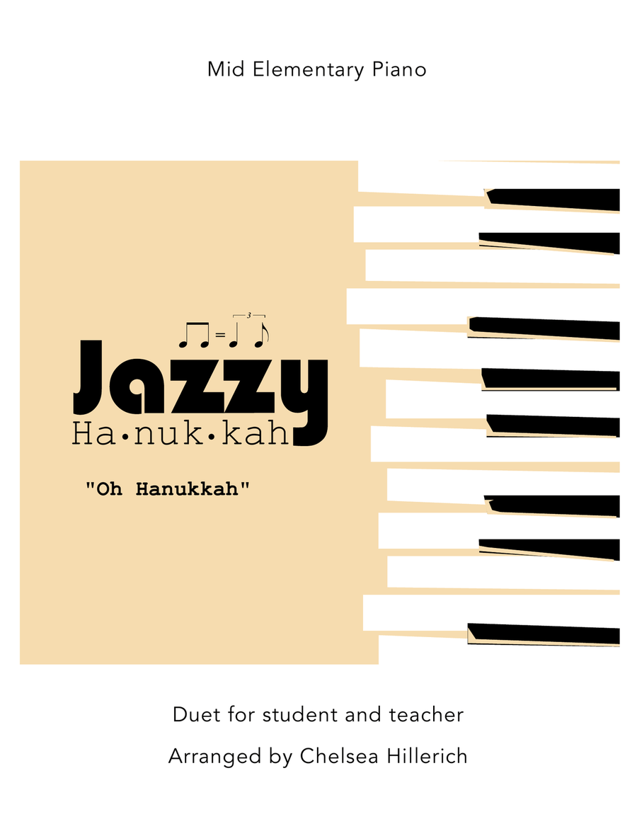 Oh Hanukkah (Jazz Duet) 1 Piano, 4-Hands scores gallery preview page 1