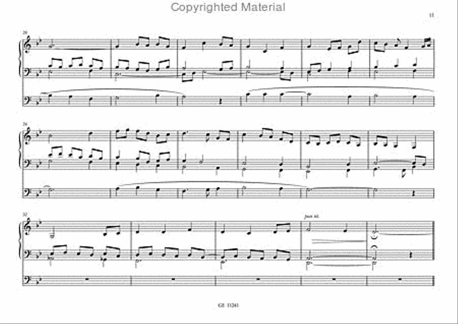 Triptyche Organ Solo scores gallery preview page 5