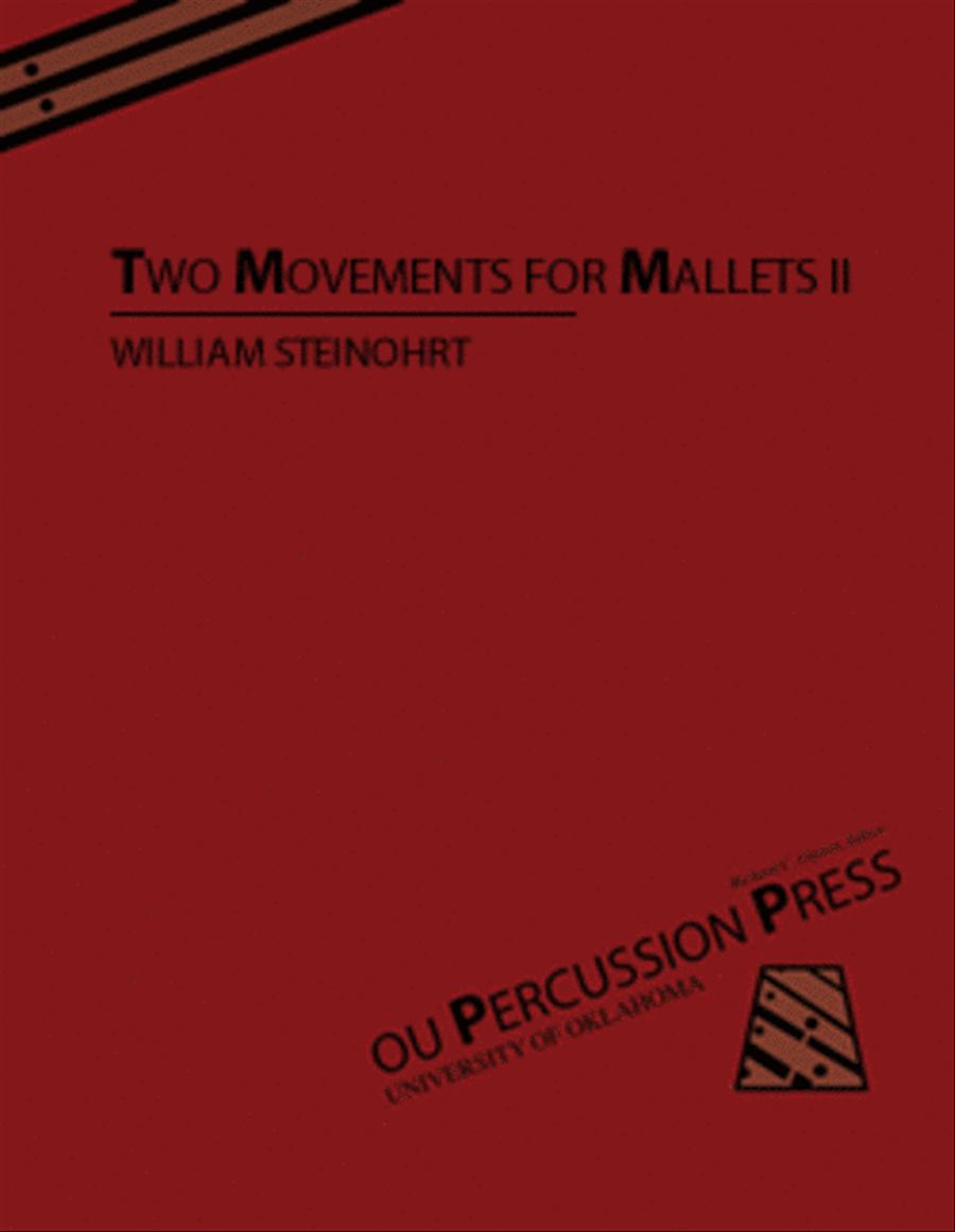 Two Movements for Mallets II Percussion Ensemble scores gallery preview page 1