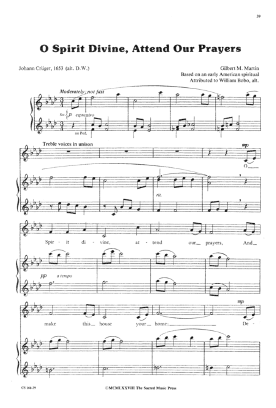 Sacred Anthem Book 3-Part scores gallery preview page 41