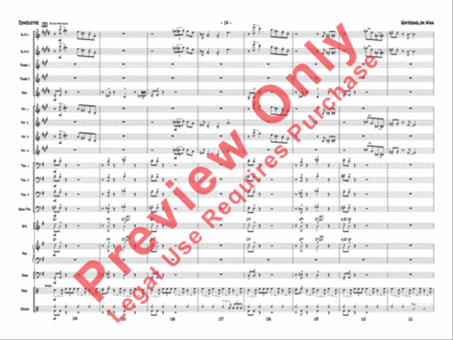 Watermelon Man Jazz Ensemble scores gallery preview page 17