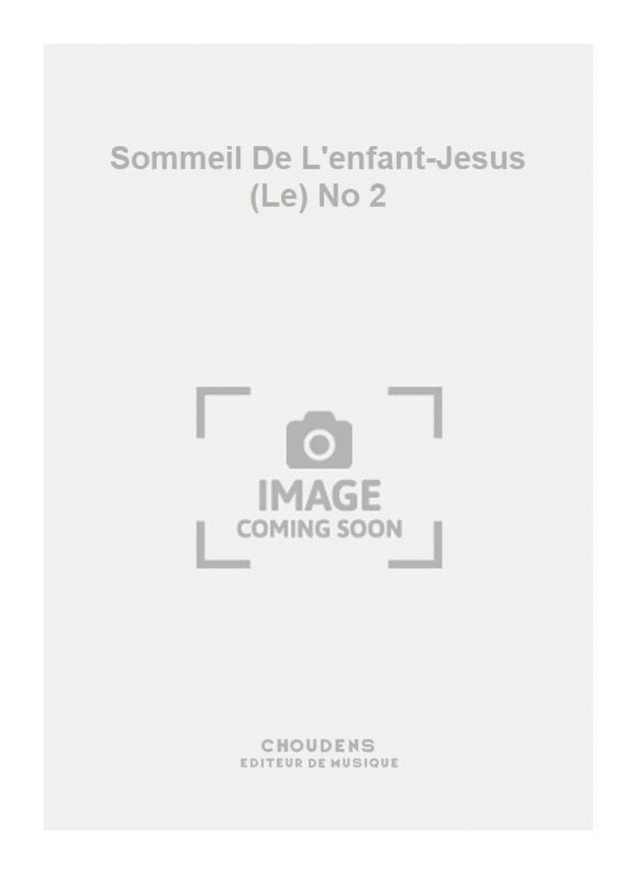 Sommeil De L'enfant-Jesus (Le) No 2 Tenor Voice scores gallery preview page 1