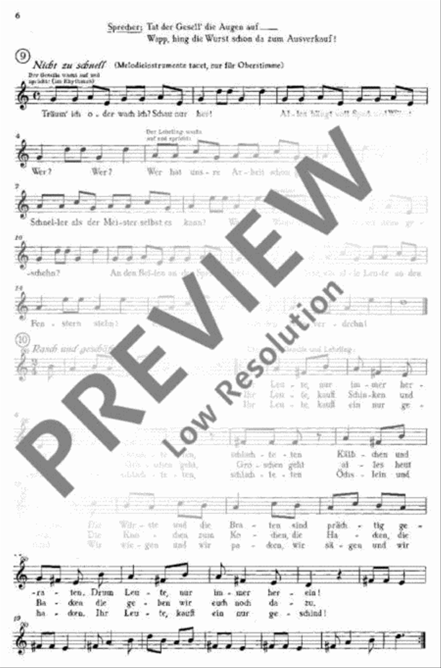 Die Heinzelmännchen Die Heinzelmännchen Children's Choir scores gallery preview page 7