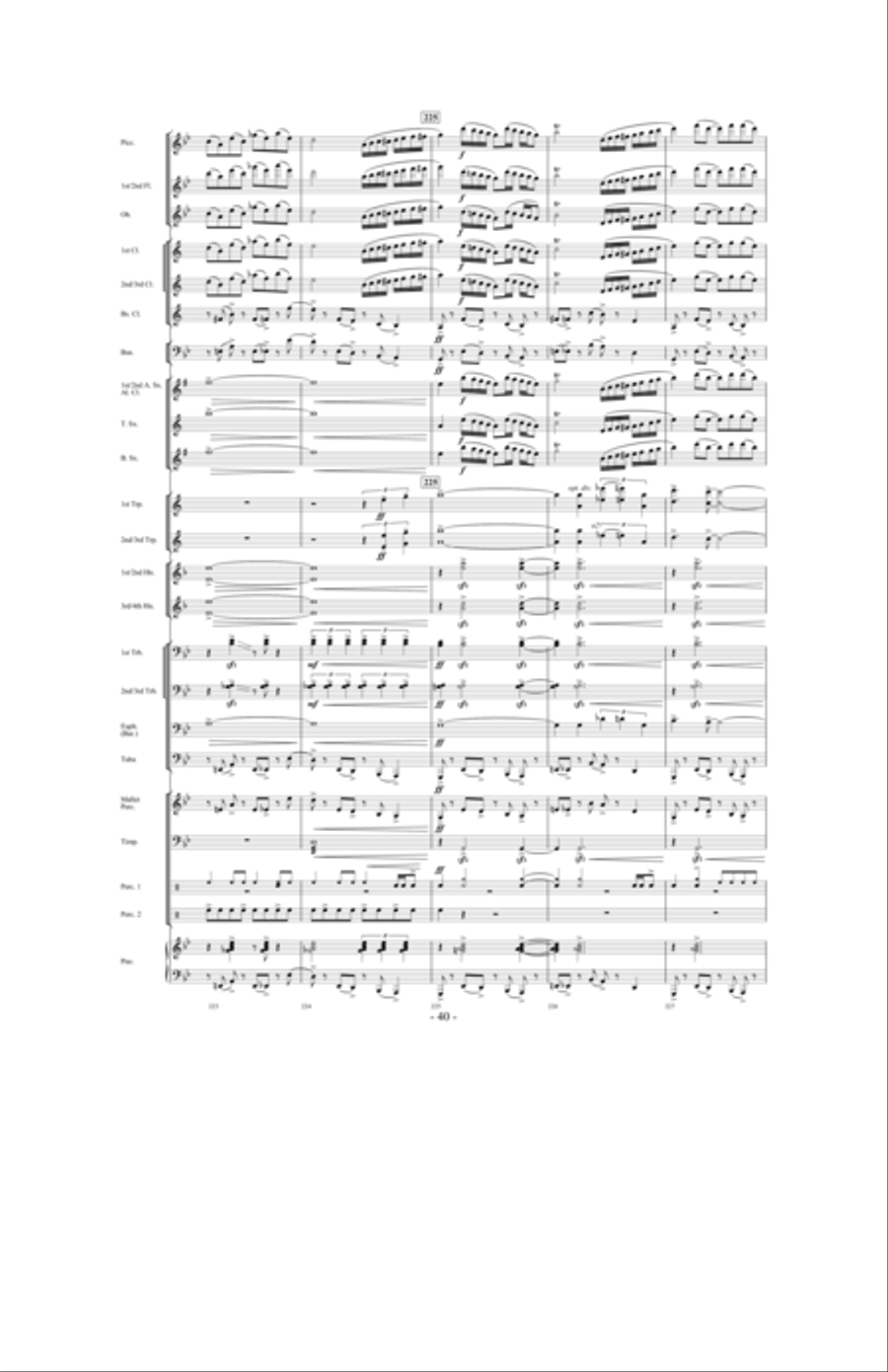 Promising Skies Concert Band scores gallery preview page 39